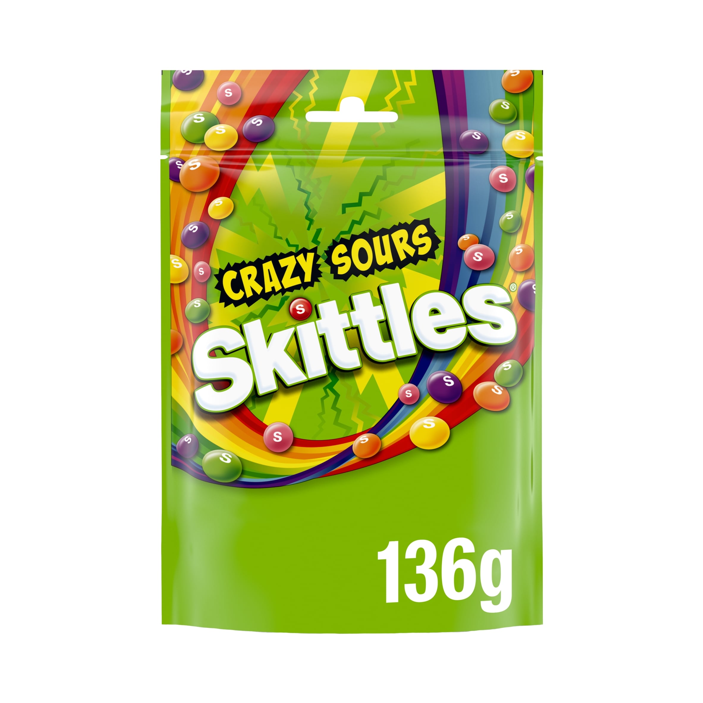 Skittles Crazy Sour Fruit Sweets 136 g