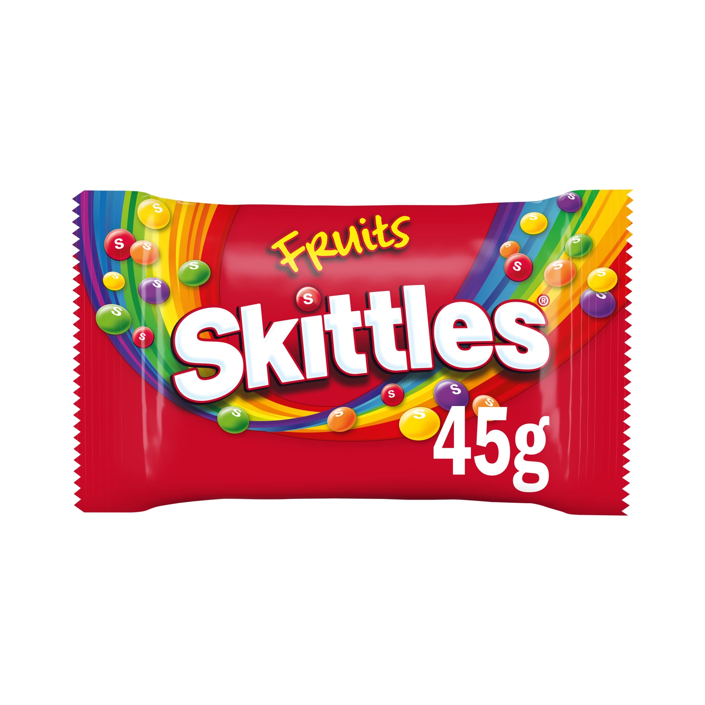 Skittles Vegan Chewy Sweets Fruit Flavoured Bag 45 g