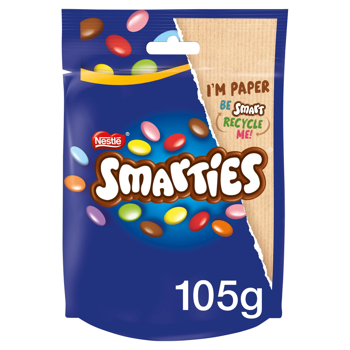 Smarties Milk Chocolate Sharing Bag 105 g