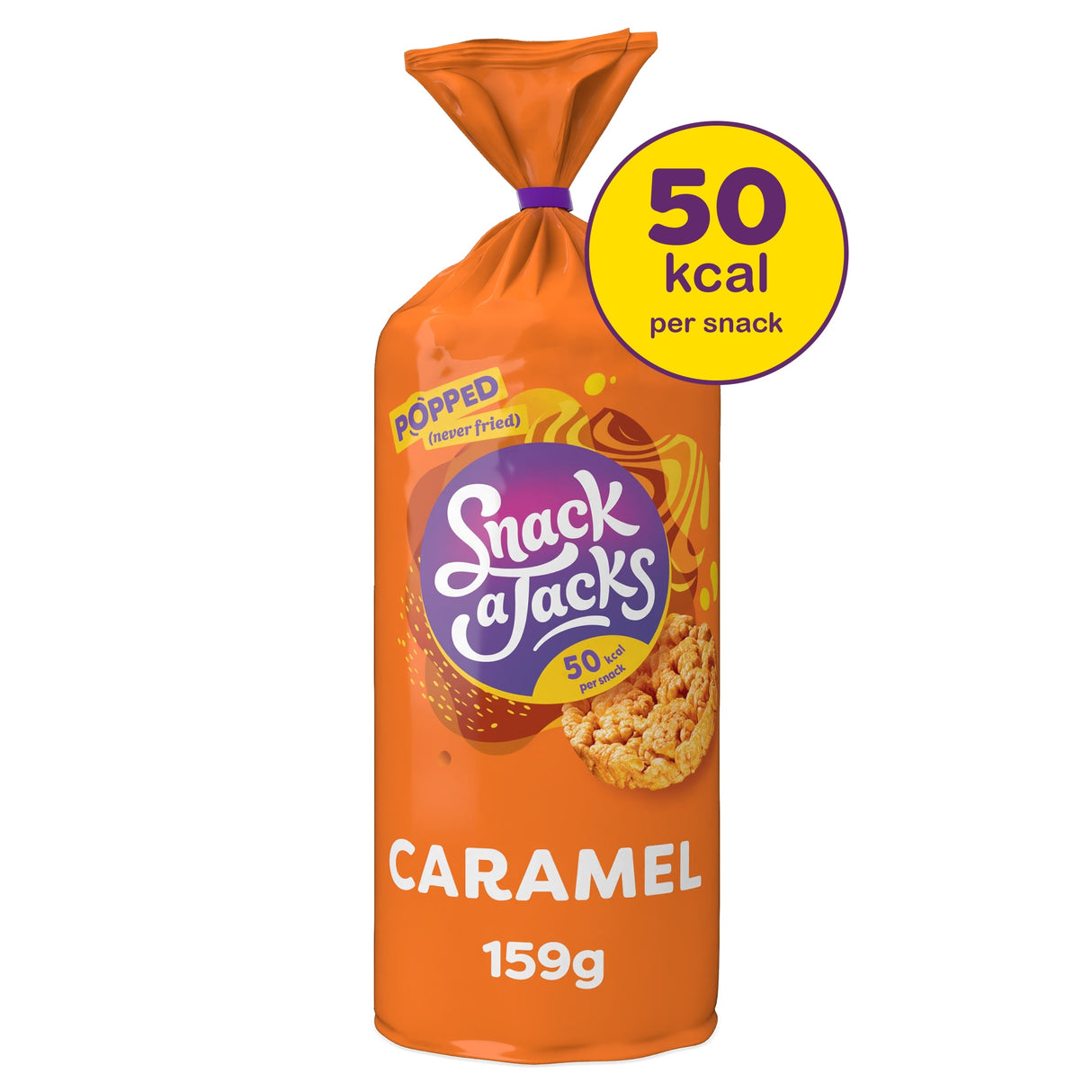 Snack A Jacks Caramel Jumbo Rice Cakes 159 g