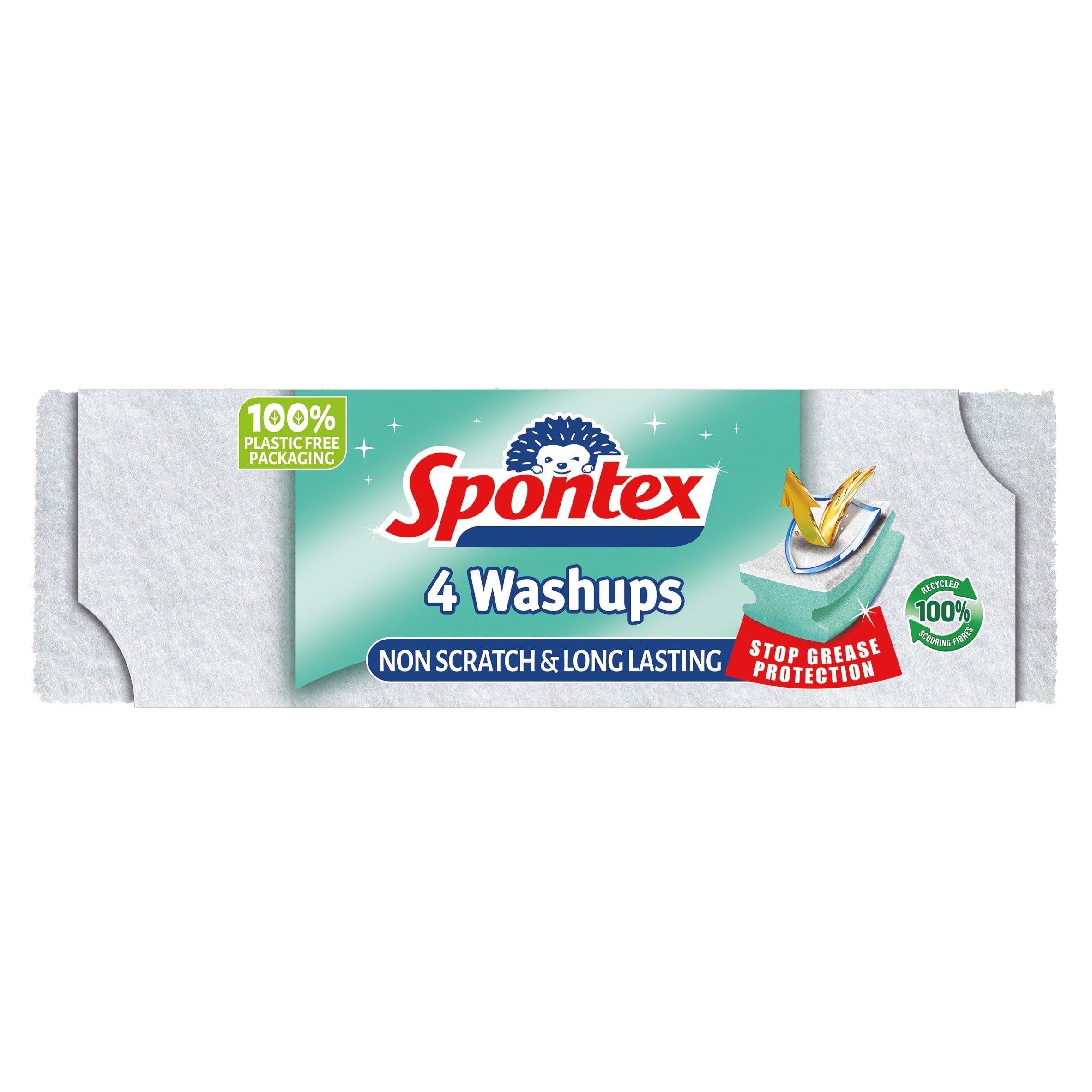 Spontex Washups Non Scratch Value 4 Pack