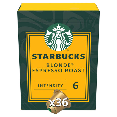 Starbucks Blonde Espresso Roast Coffee Pods x 36 188 g