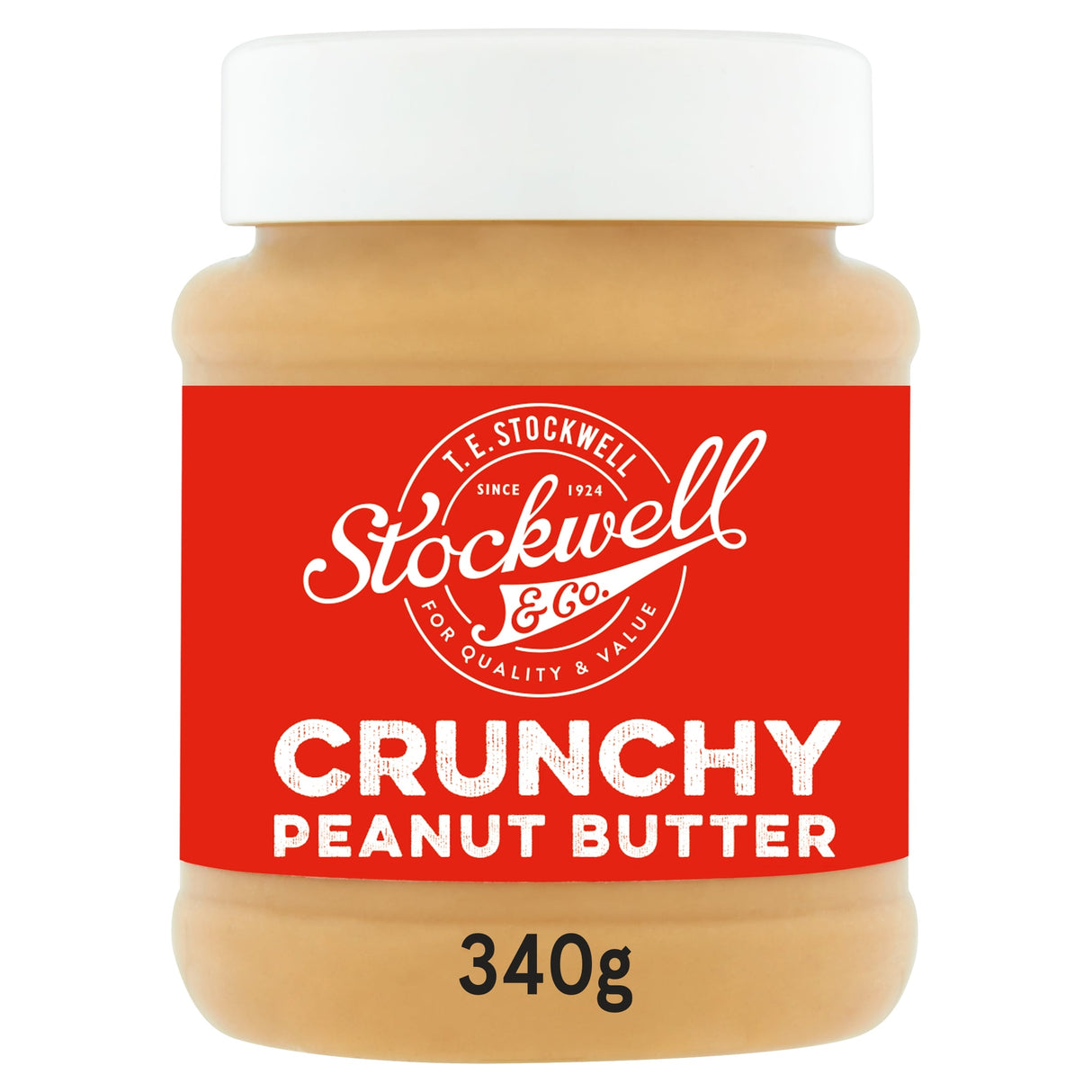 Stockwell & Co Crunchy Peanut Butter 340 g