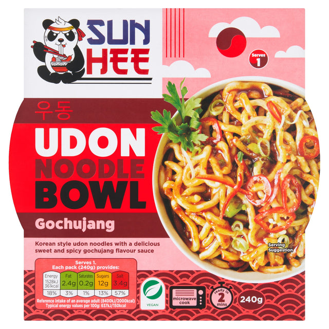 Sun Hee Gochujang Udon Noodle Bowl 240 g