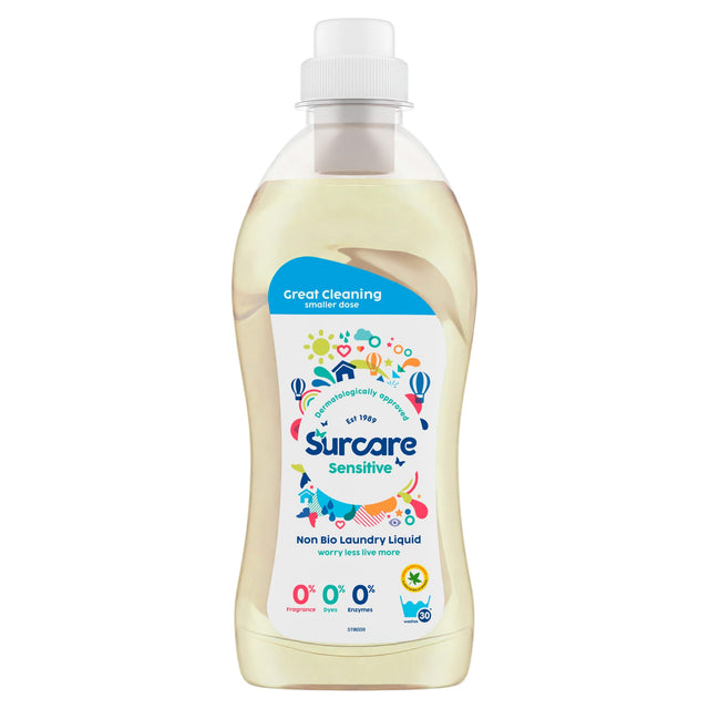 Surcare Sensitive Non Bio Laundry Liquid 750 ml