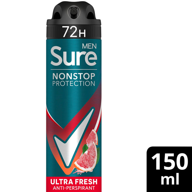 Sure Men 72 Hour Ultra Fresh Anti-Perspirant Deodorant 150 ml