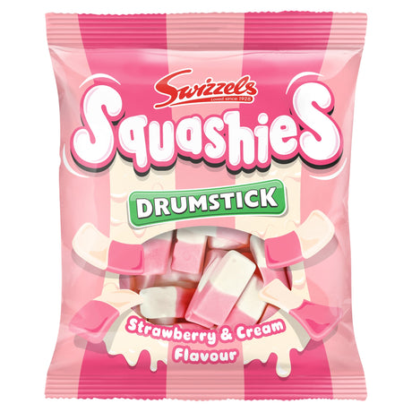 Swizzels Drumstick Squashies Strawberry & Cream Flavour 140 g