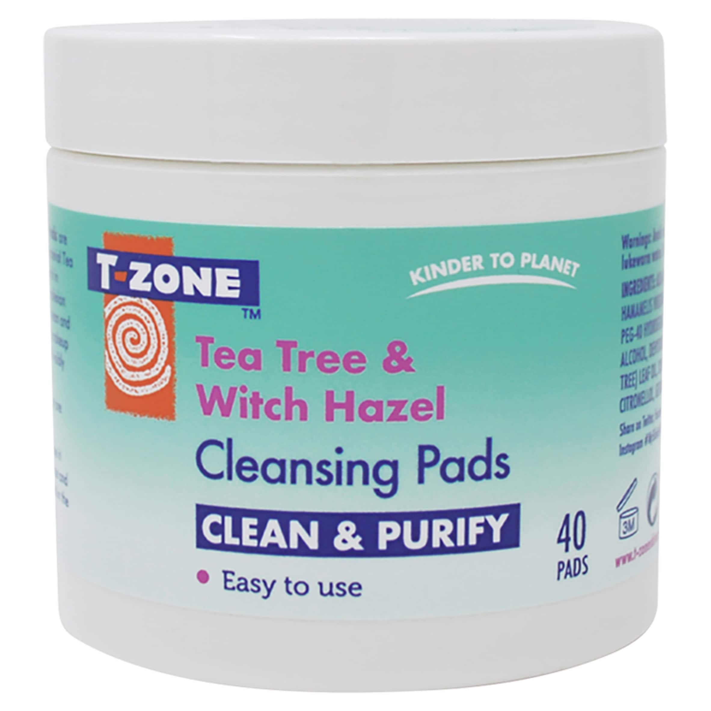 T-Zone Tea Tree & Witch Hazel Deep Cleansing Pads x40