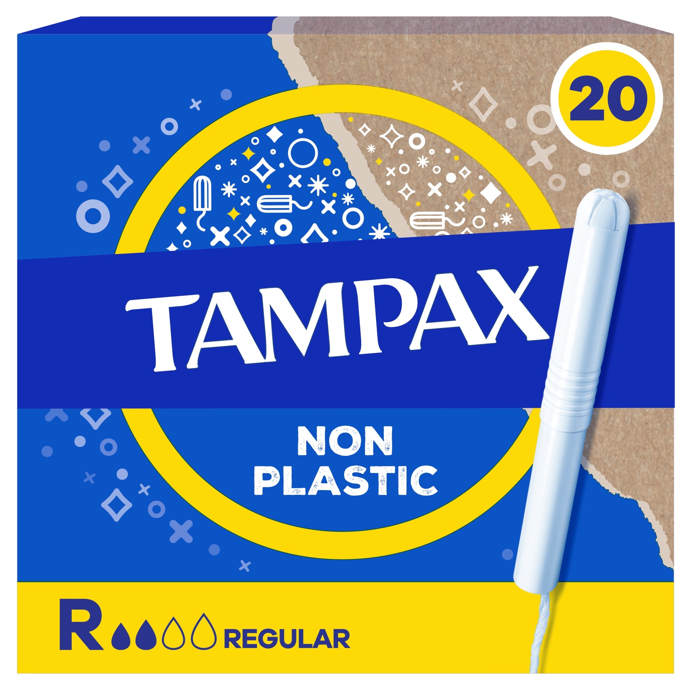 Tampax Regular Tampons With Applicator 20 Pack