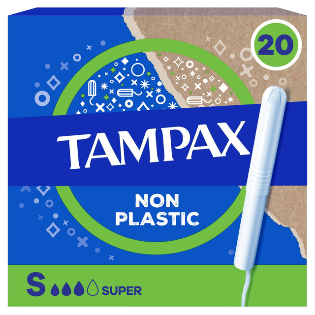 Tampax Super Tampons With Applicator 20 Pack