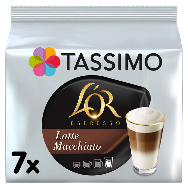Tassimo L'Or Latte Macchiato Pods 7 Pack 195.3 g
