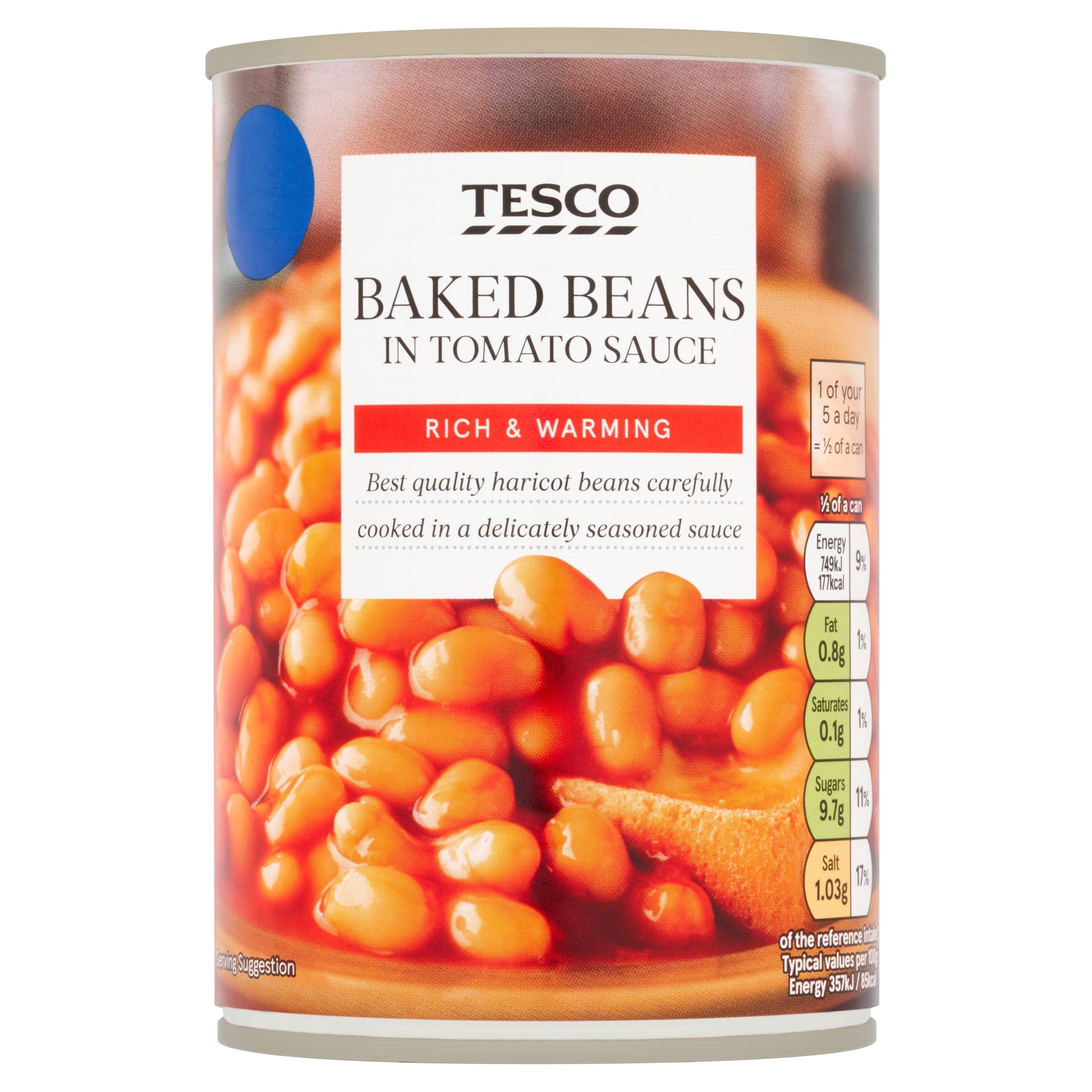 Tesco Baked Beans In Tomato Sauce 420 g