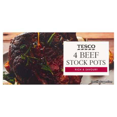 Tesco Beef Stockpot 4 Pack 112 g