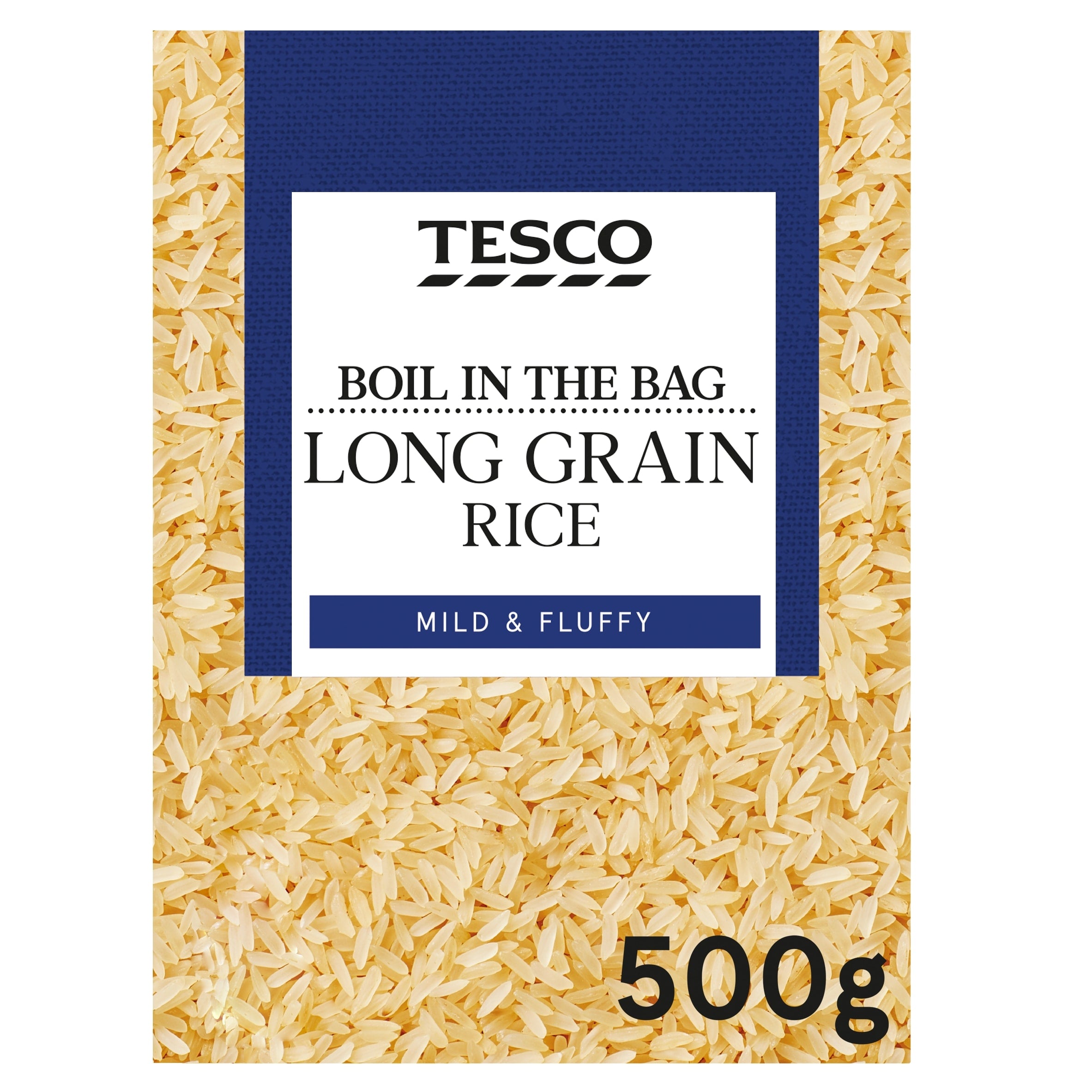 Tesco Boil In The Bag Long Grain Rice 4 x 125 g