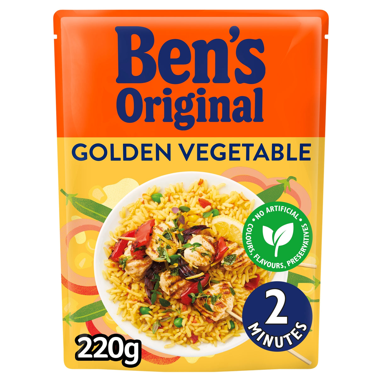Ben's Original Golden Vegetable Microwave Rice 220 g