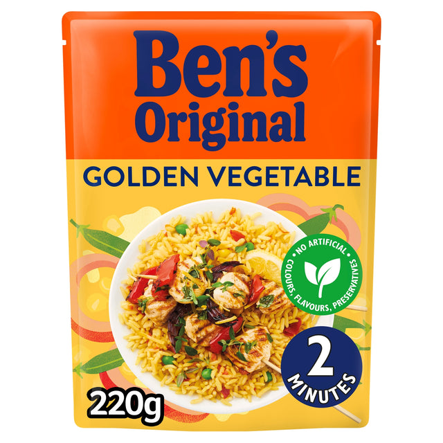 Ben's Original Golden Vegetable Microwave Rice 220 g