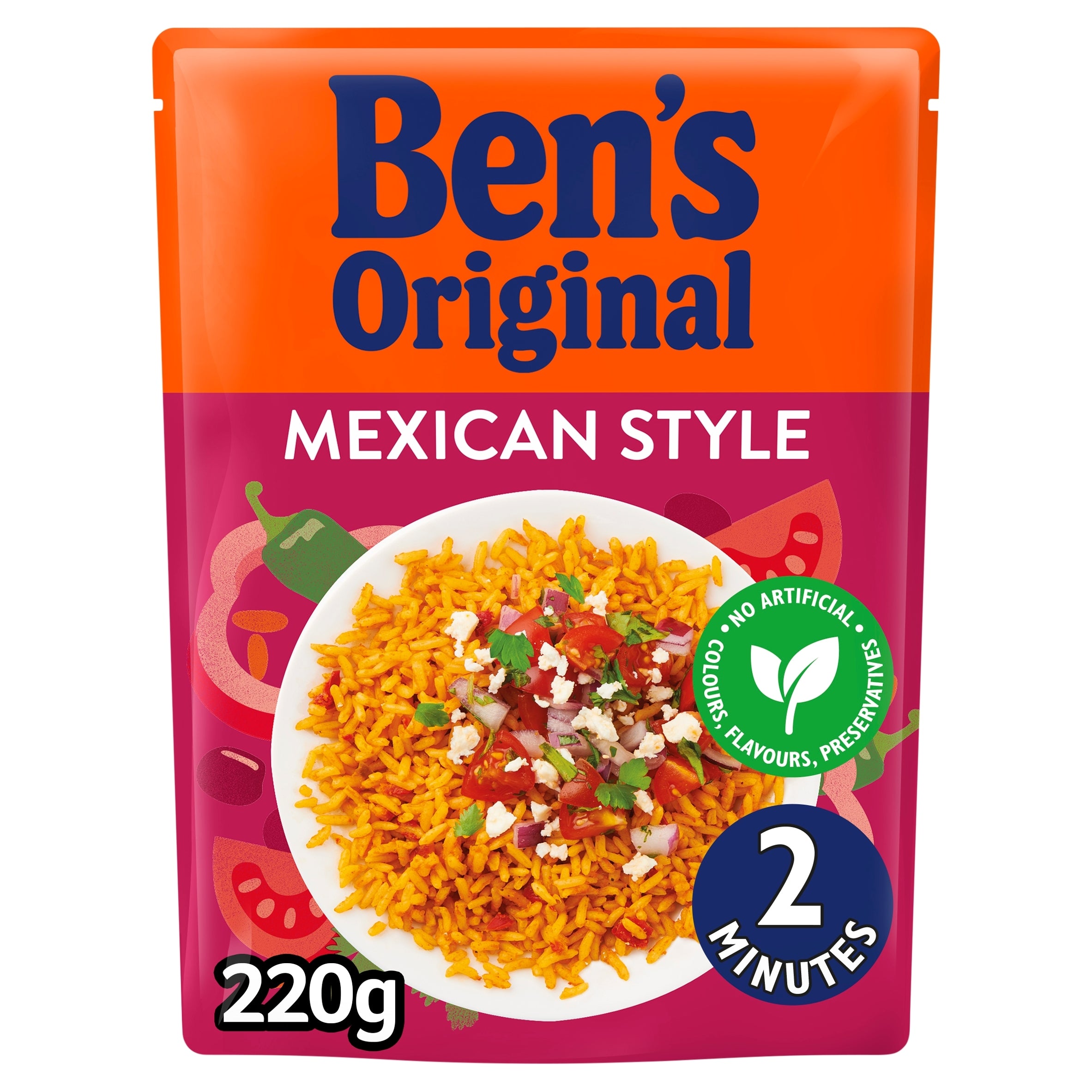 Ben's Original Mexican Style Microwave Rice 220 g