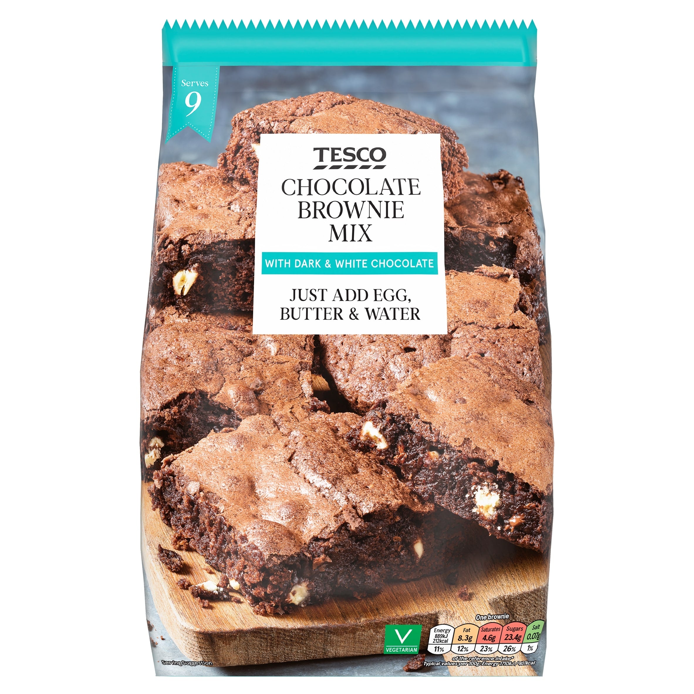 Tesco Chocolate Brownie Mix 375 g