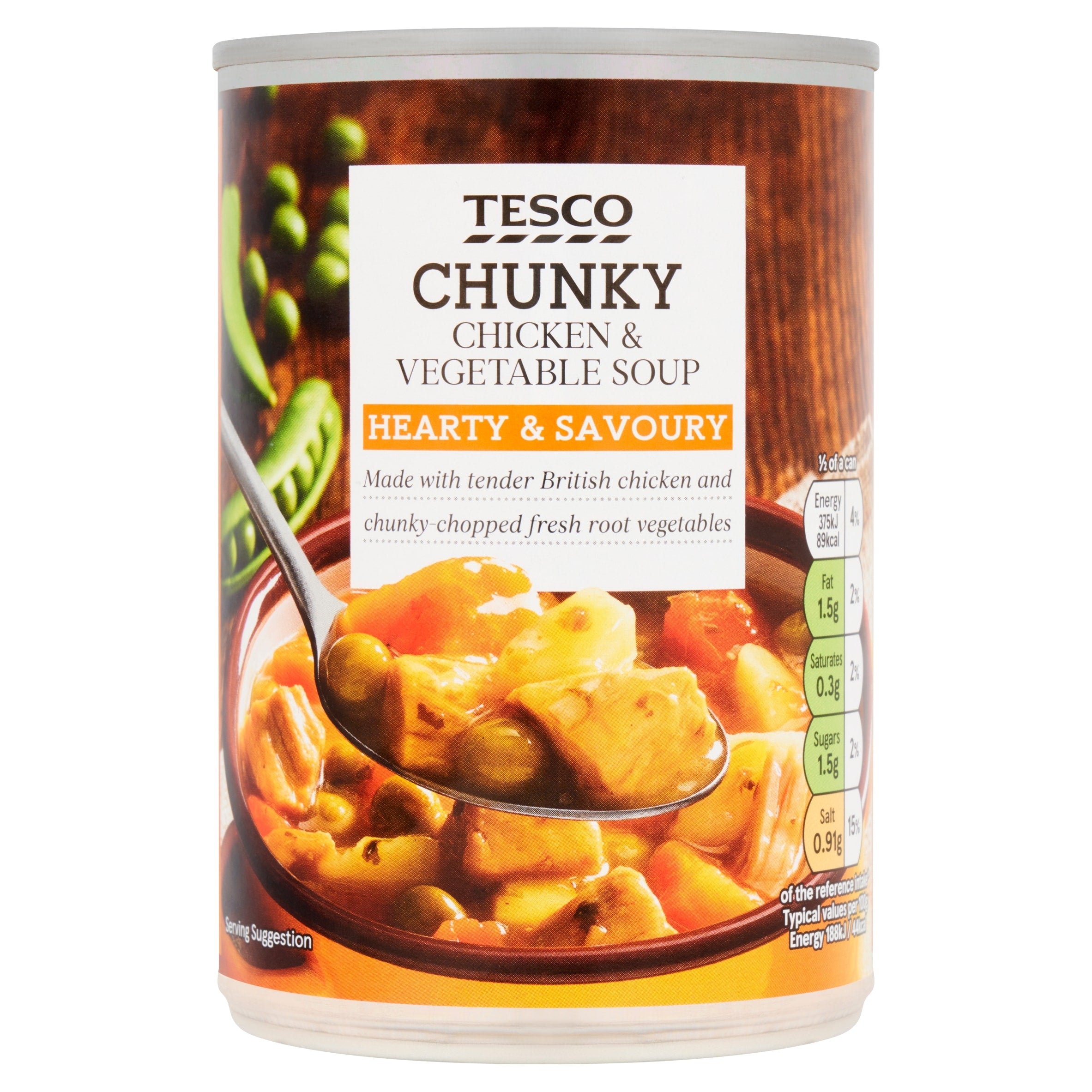Tesco Chunky Chicken & Vegetable Soup 400 g