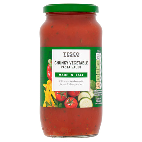 Tesco Chunky Vegetable Pasta Sauce 500 g