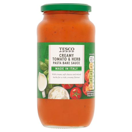 Tesco Creamy Tomato & Herb Pasta Bake Sauce 500 g