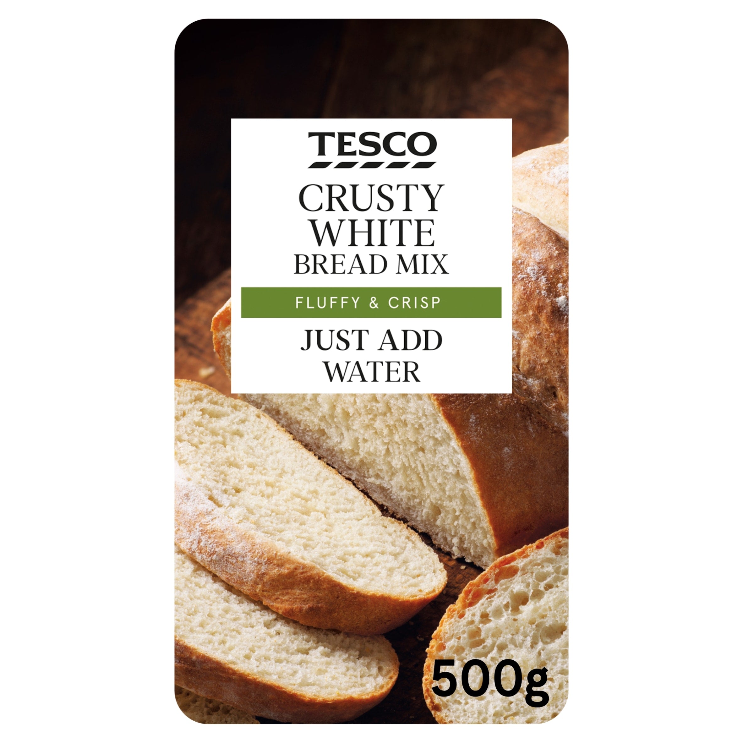 Tesco Crusty White Farmhouse Bread Mix 500 g