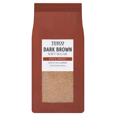 Tesco Dark Brown Soft Sugar 500 g