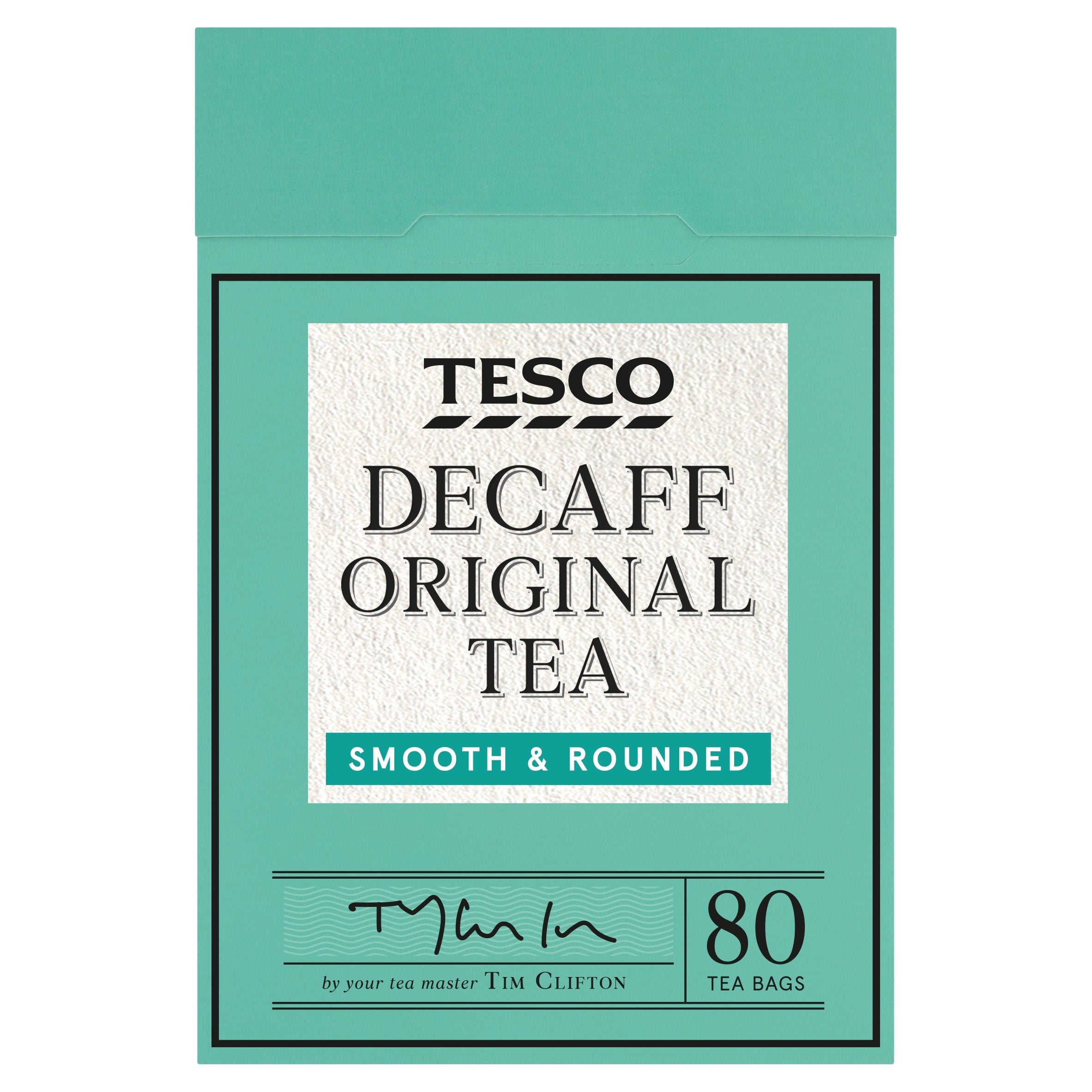 Tesco Decaff Original Tea 80 Pack 250 g