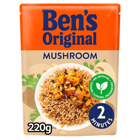 Ben's Original Mushroom Microwave Rice 220 g