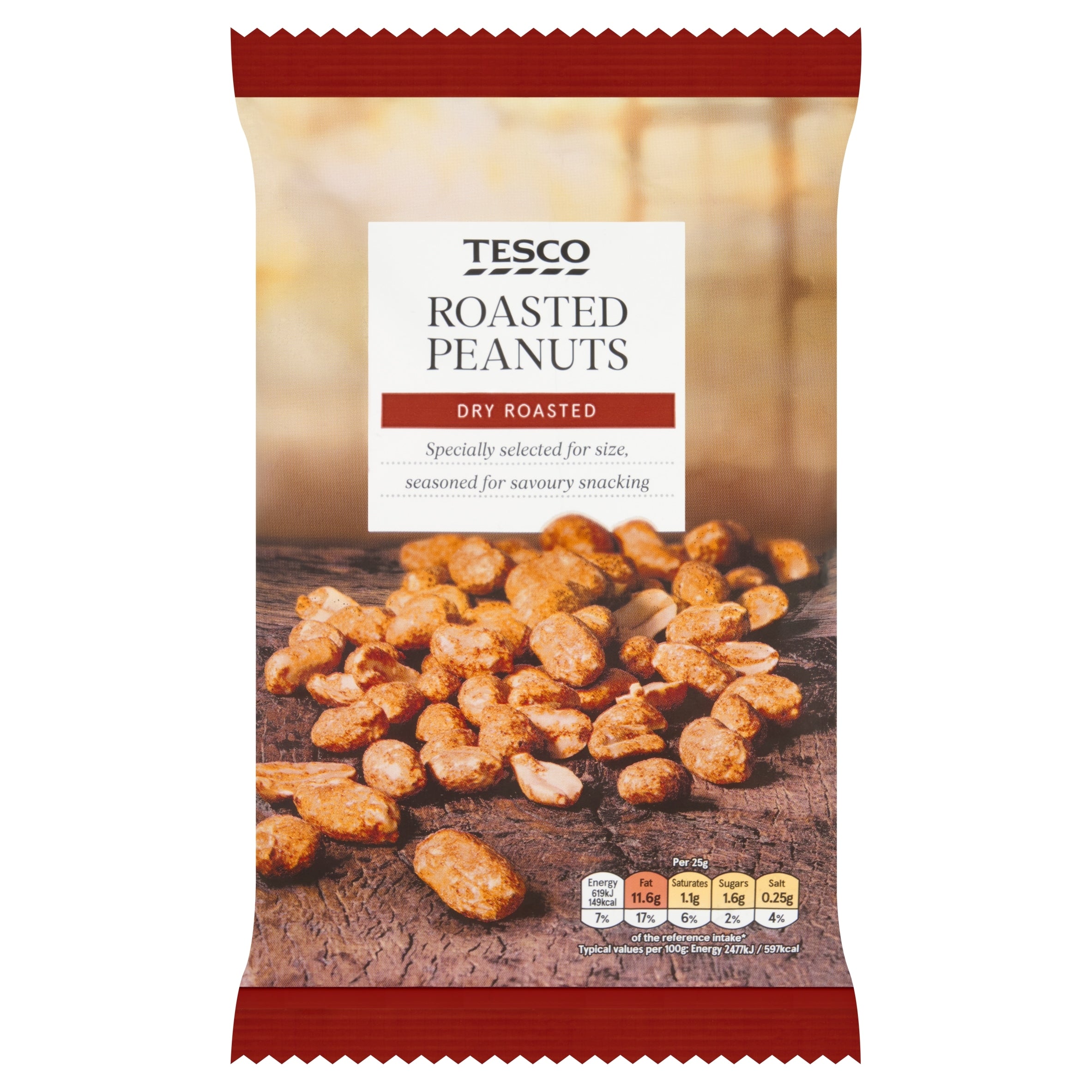 Tesco Dry Roasted Peanuts 200 g
