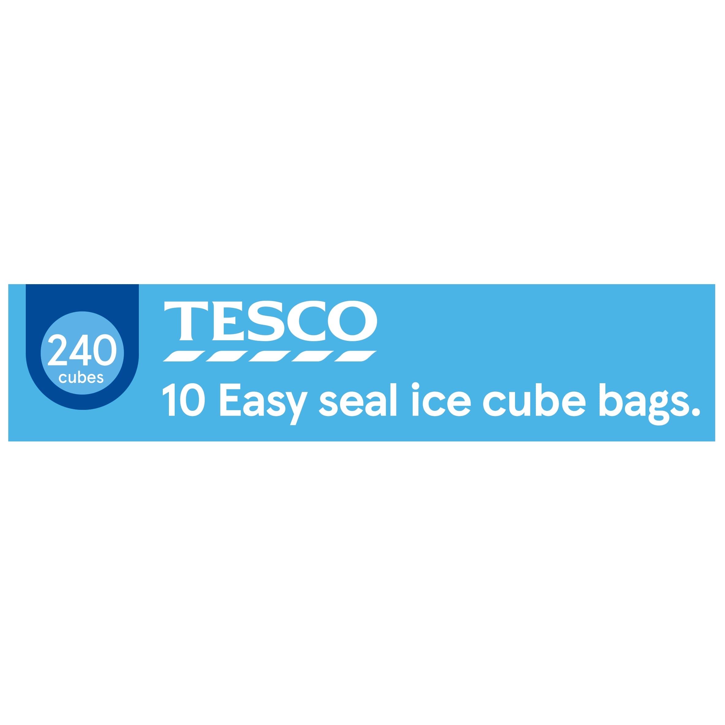 Tesco Easy Seal Ice Cube Bags 10's