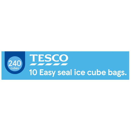 Tesco Easy Seal Ice Cube Bags 10's