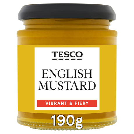 Tesco English Mustard 190 g