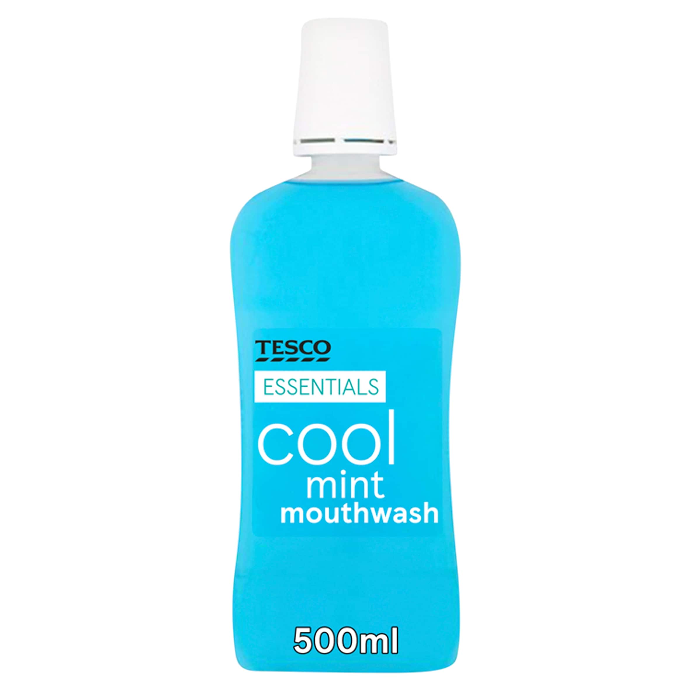 Tesco Essentials Cool Mint Mouthwash 500 ml