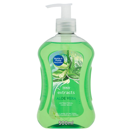 Tesco Extracts Aloe Vera Anti-Bacterial Hand Wash 500 ml