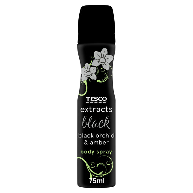 Tesco Extracts Female Bodyspray Black 75 ml