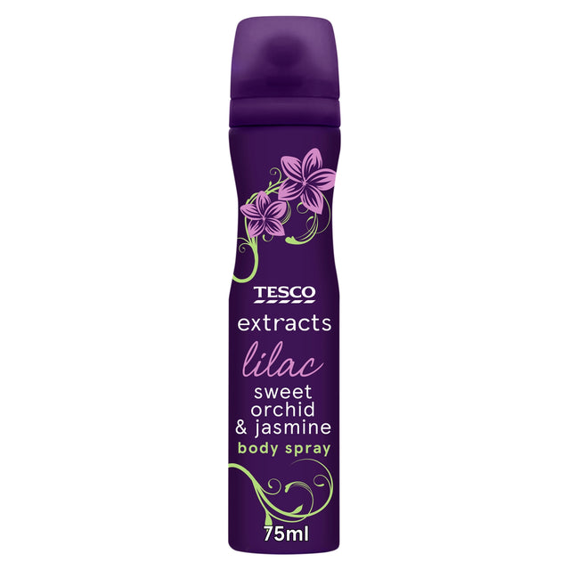 Tesco Extracts Female Bodyspray Lilac 75 ml