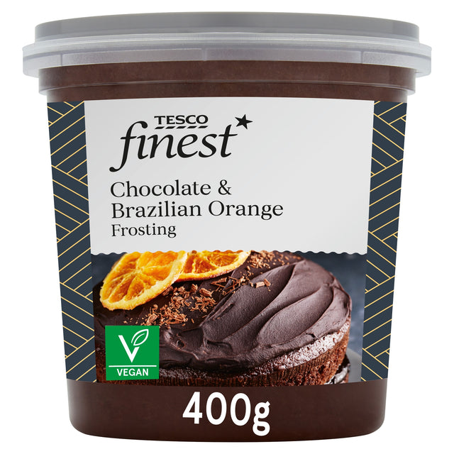 Tesco Finest Chocolate & Brazilian Orange Frosting 400 g