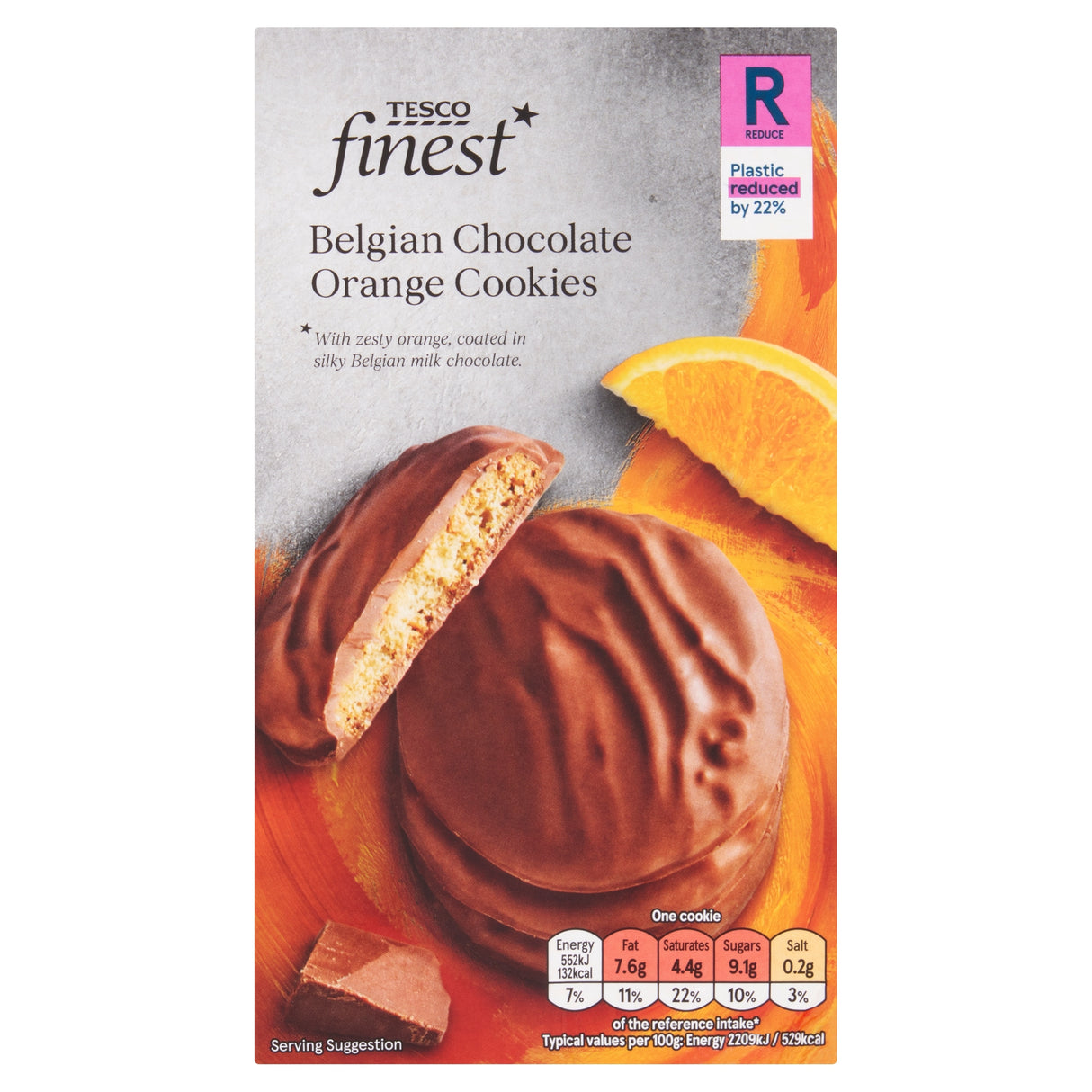 Tesco Finest Chocolate Orange Cookies 200 g