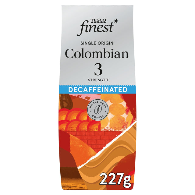 Tesco Finest Decaffeinated Colombian Coffee Beans 227 g
