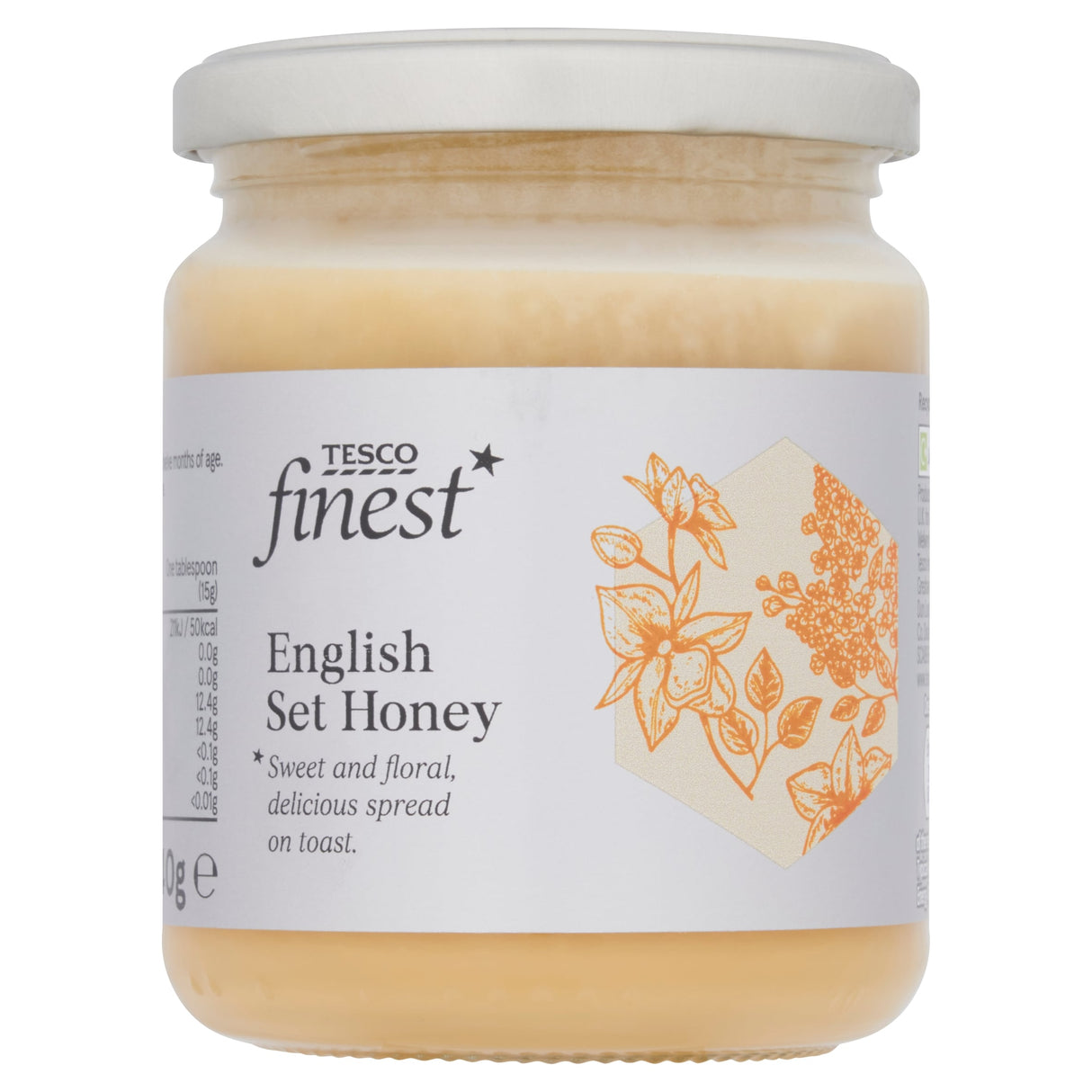 Tesco Finest English Set Honey 340 g