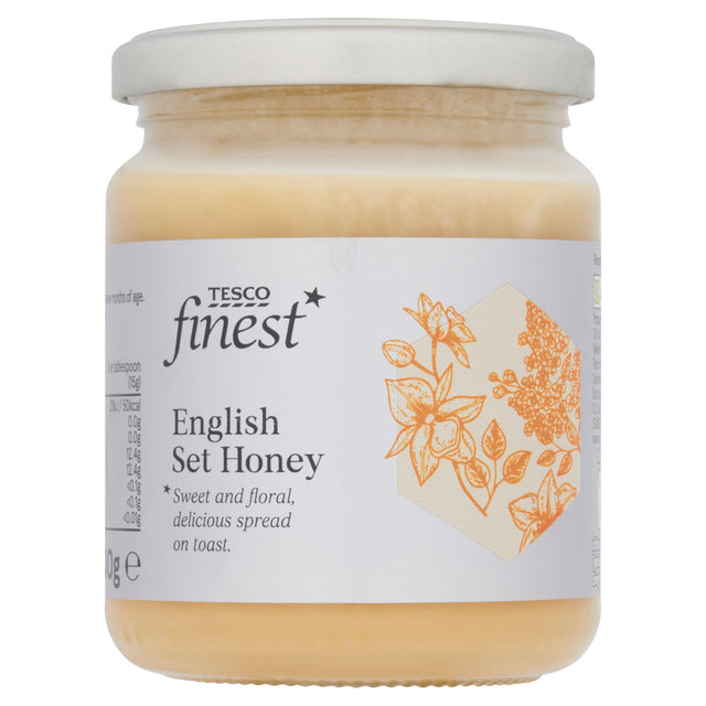 Tesco Finest English Set Honey 340 g