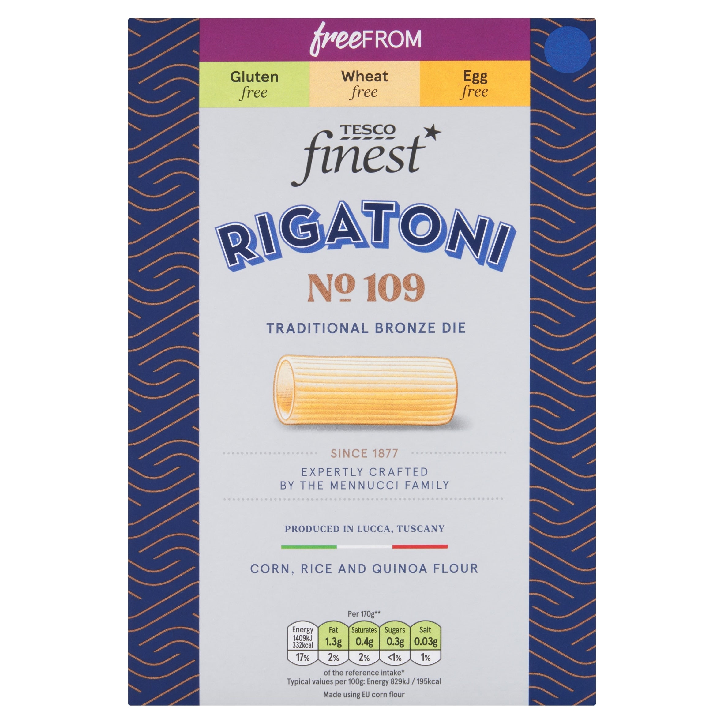 Tesco Finest Free From Rigatoni 500 g