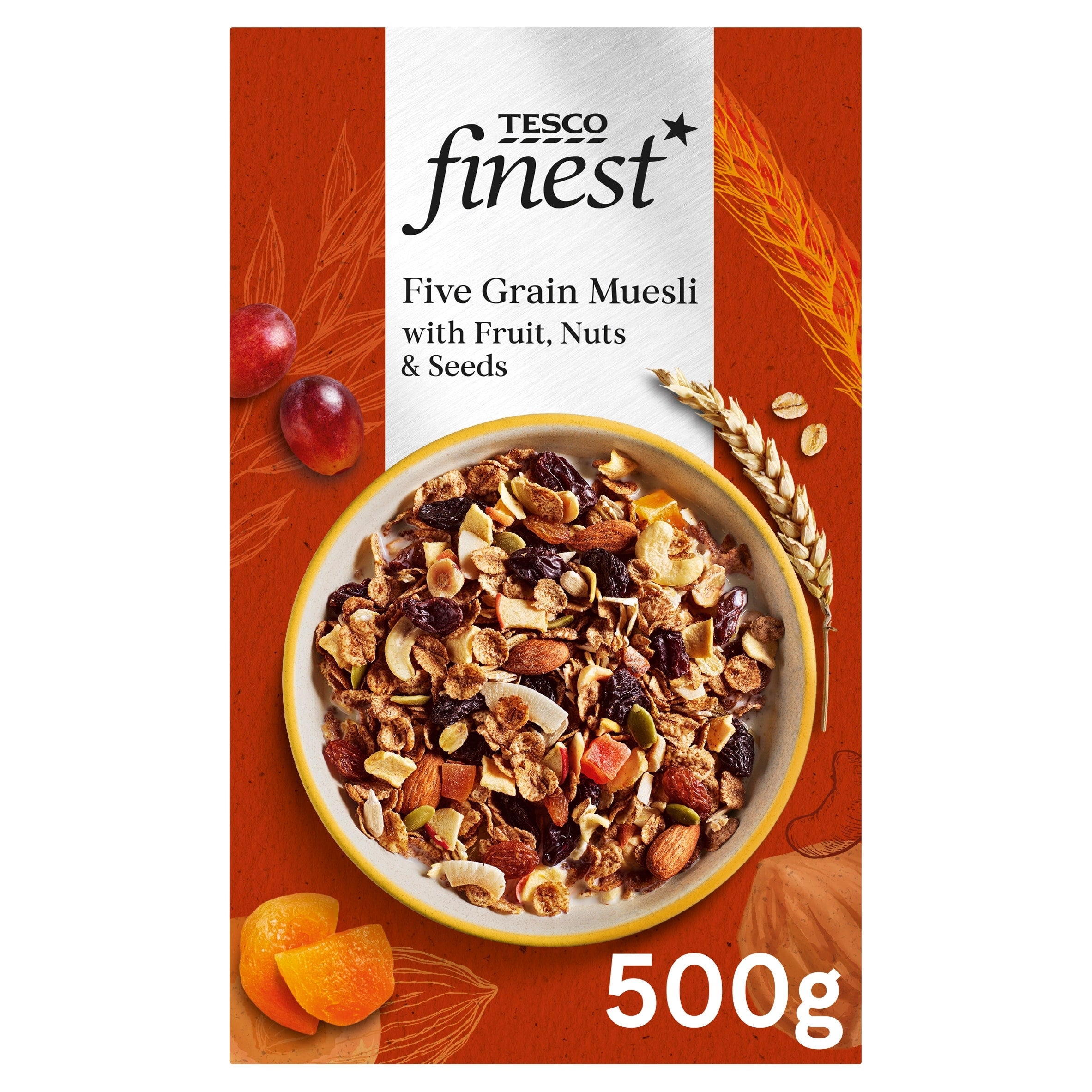 Tesco Finest Fruit Nut & Seed Muesli 500 g