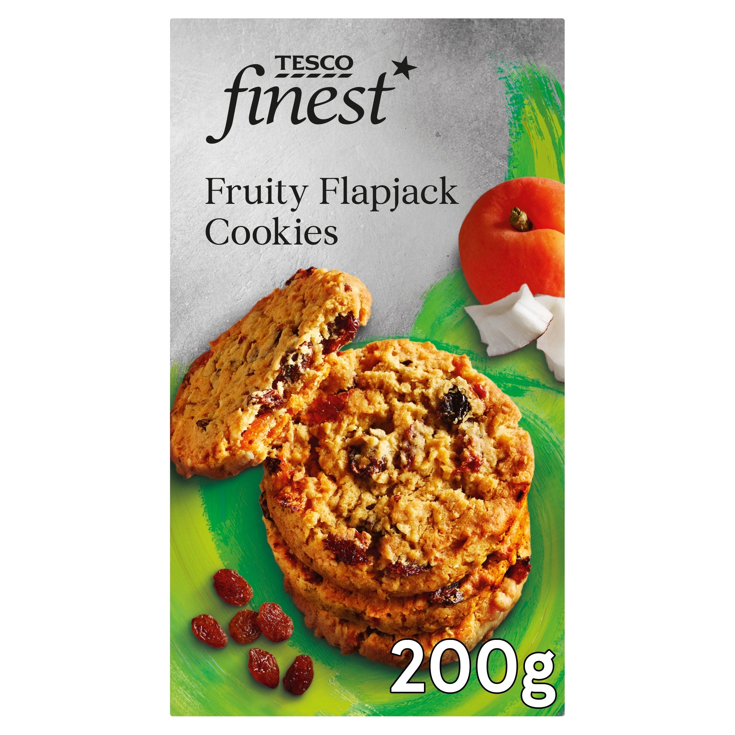 Tesco Finest Fruity Flapjack Cookies 200 g