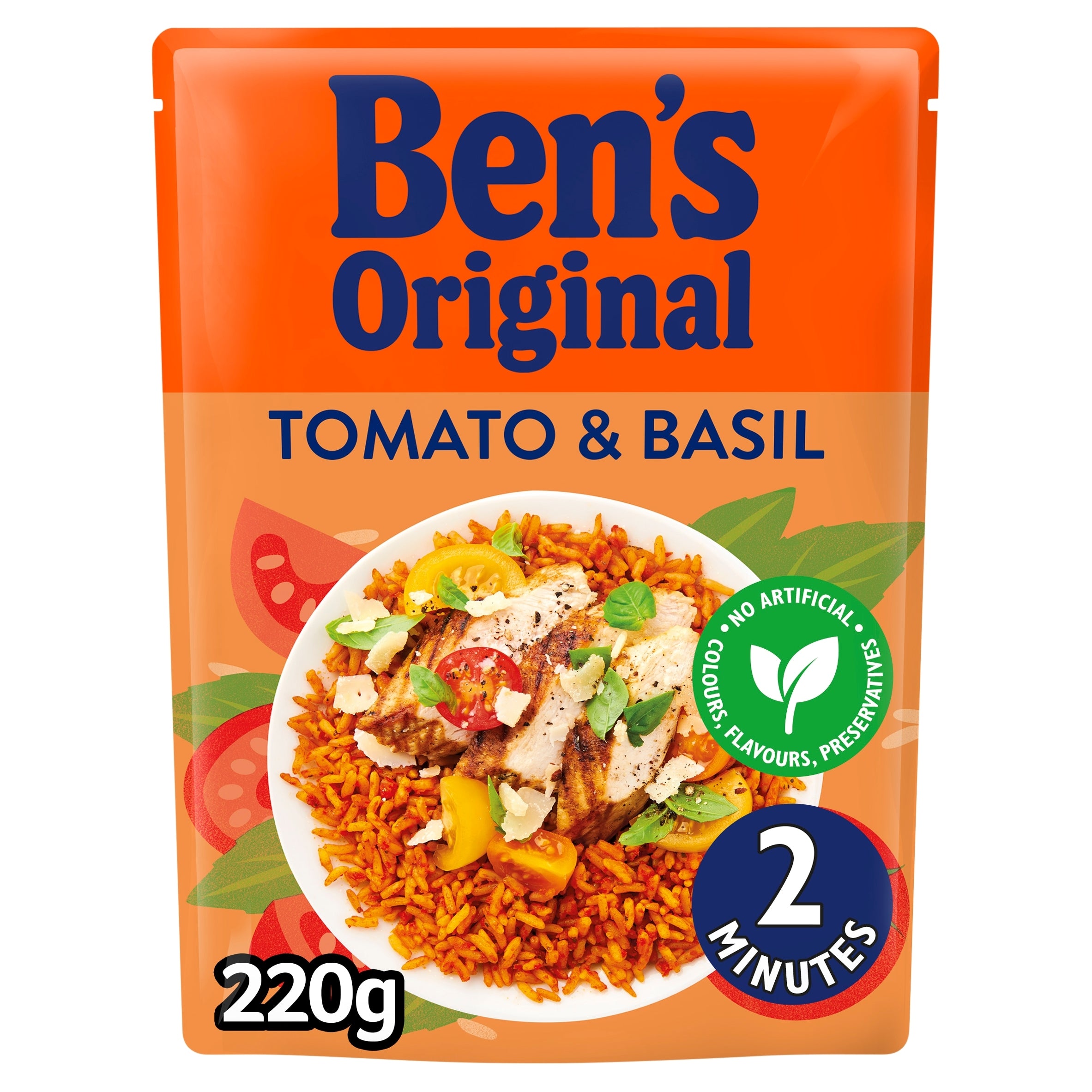 Ben's Original Tomato Basil Microwave Rice 220 g