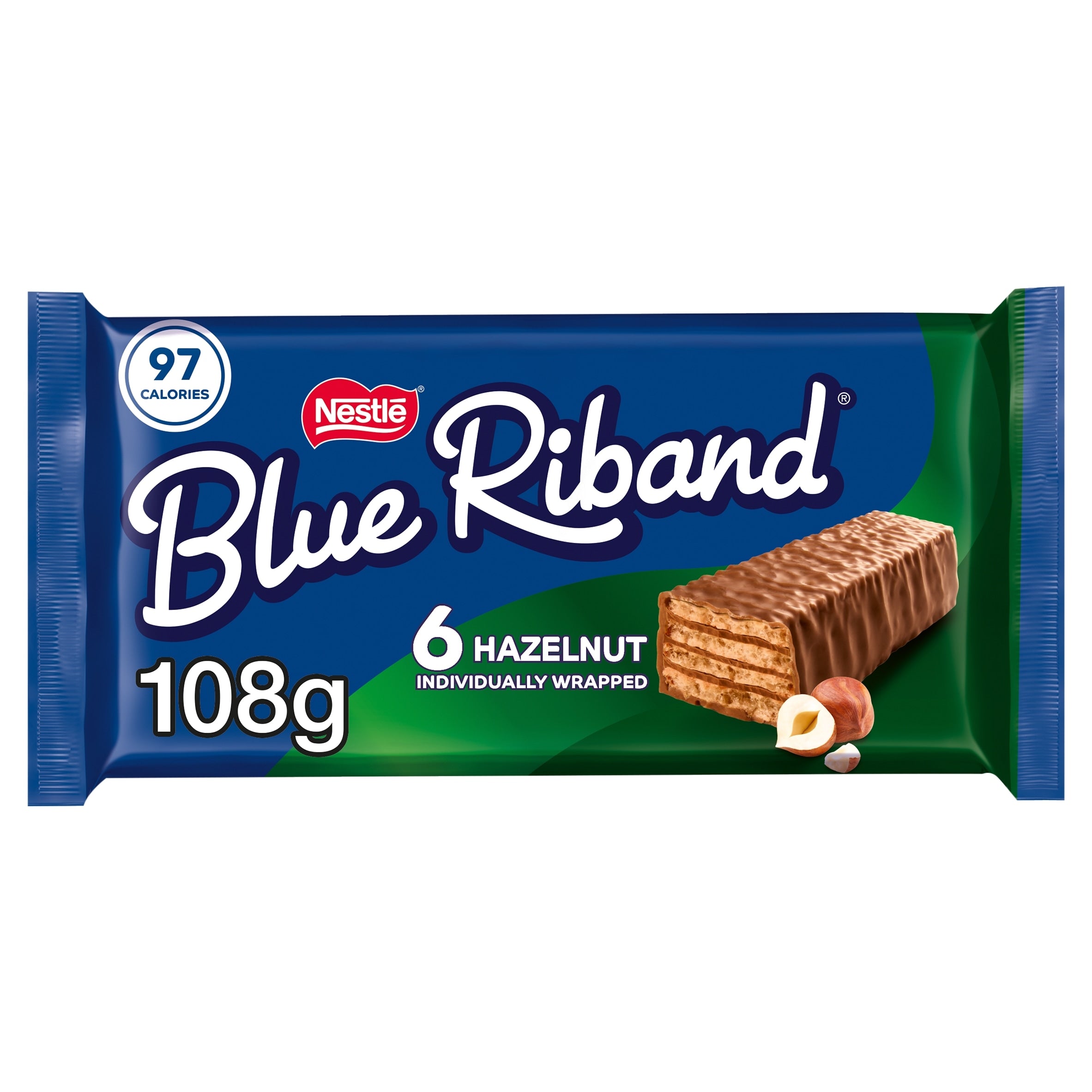 Blue Riband Hazelnut Chocolate Wafer Bars 6 x 18 g