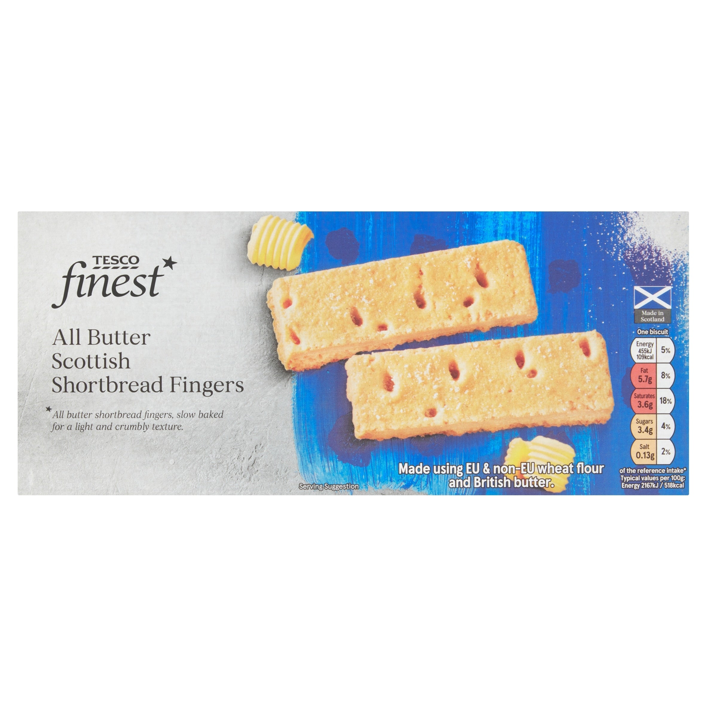 Tesco Finest Scottish Shortbread Fingers 165 g