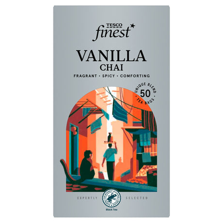 Tesco Finest Vanilla Chai 50 Tea Bags 125 g