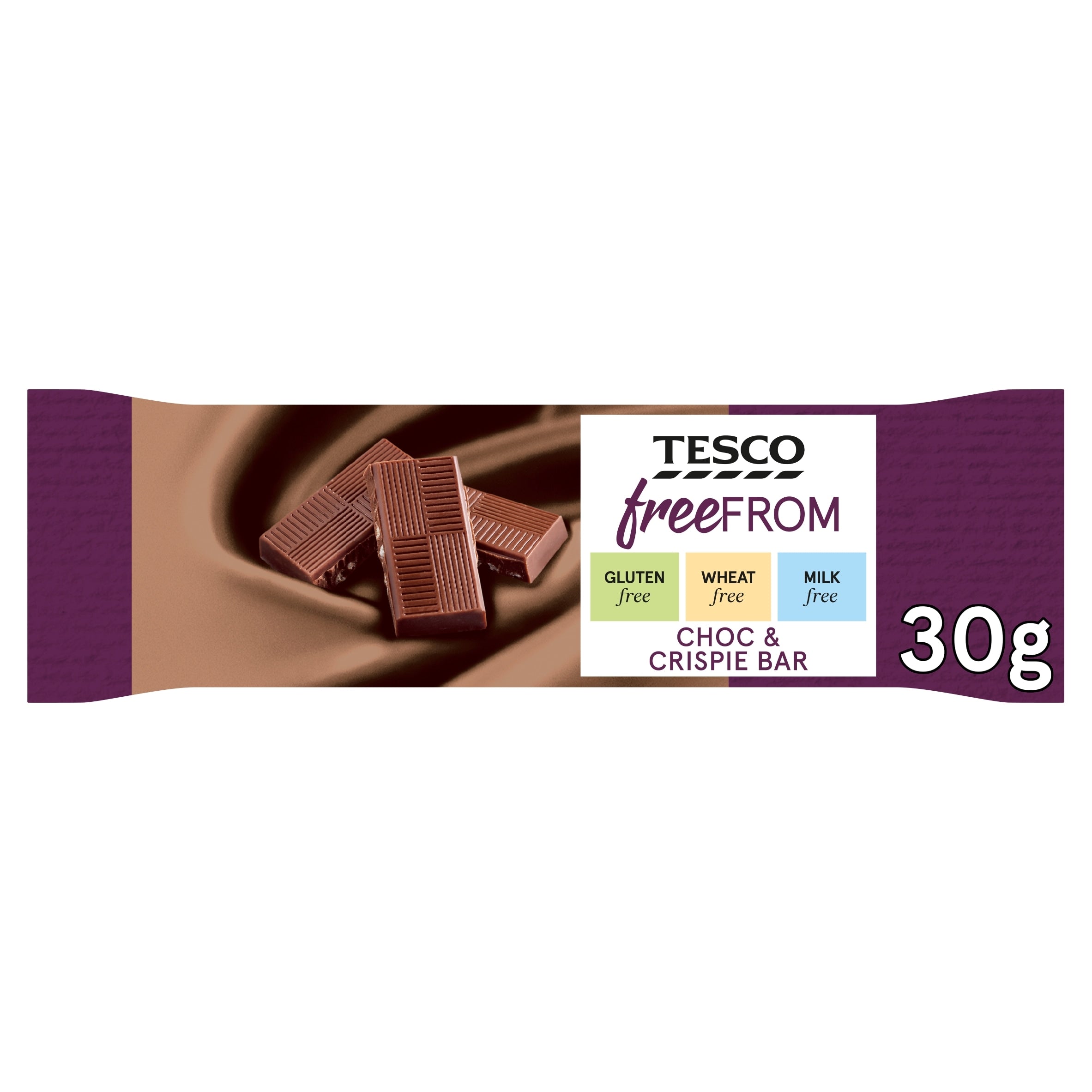 Tesco Free From Chocolate & Crispie Bar 30 g
